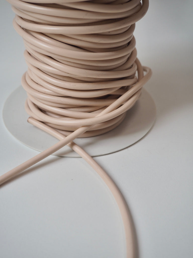 Pale Pink Rubber Cord 5mm