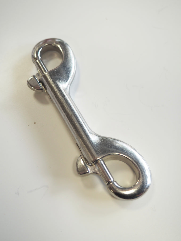 Silver Double Spring Hook 10.2cm