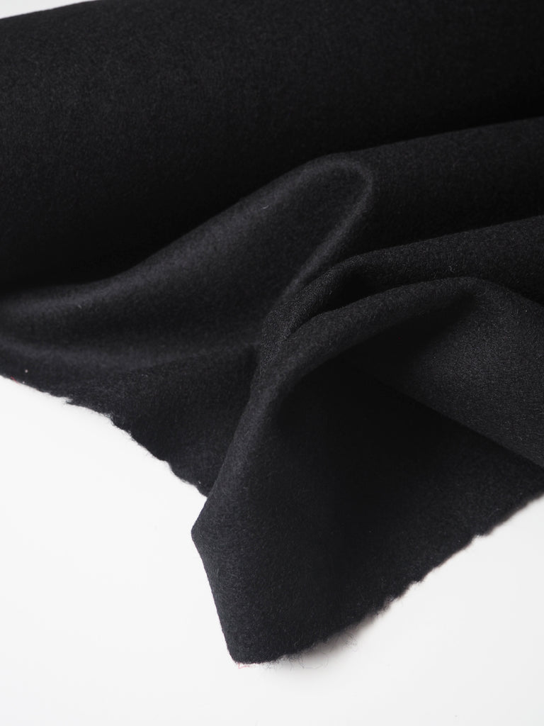 Black Wool Coating