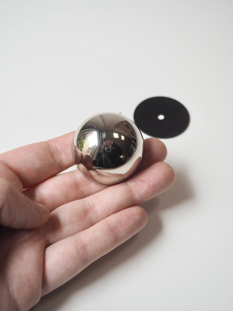 Silver Dome Studs 40mm
