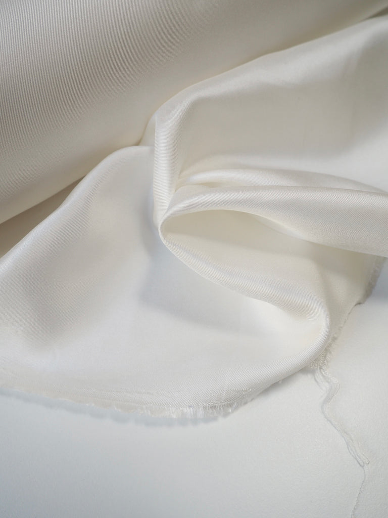 White Silk Twill