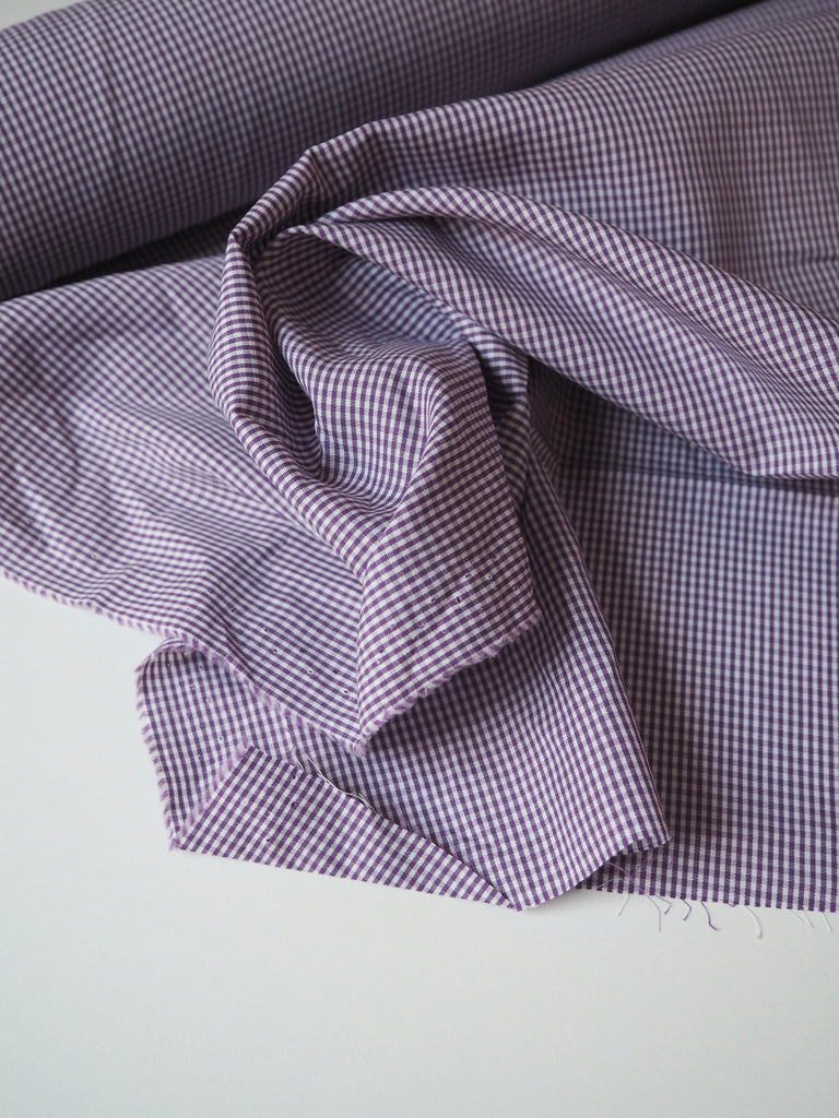 Purple Cotton Gingham