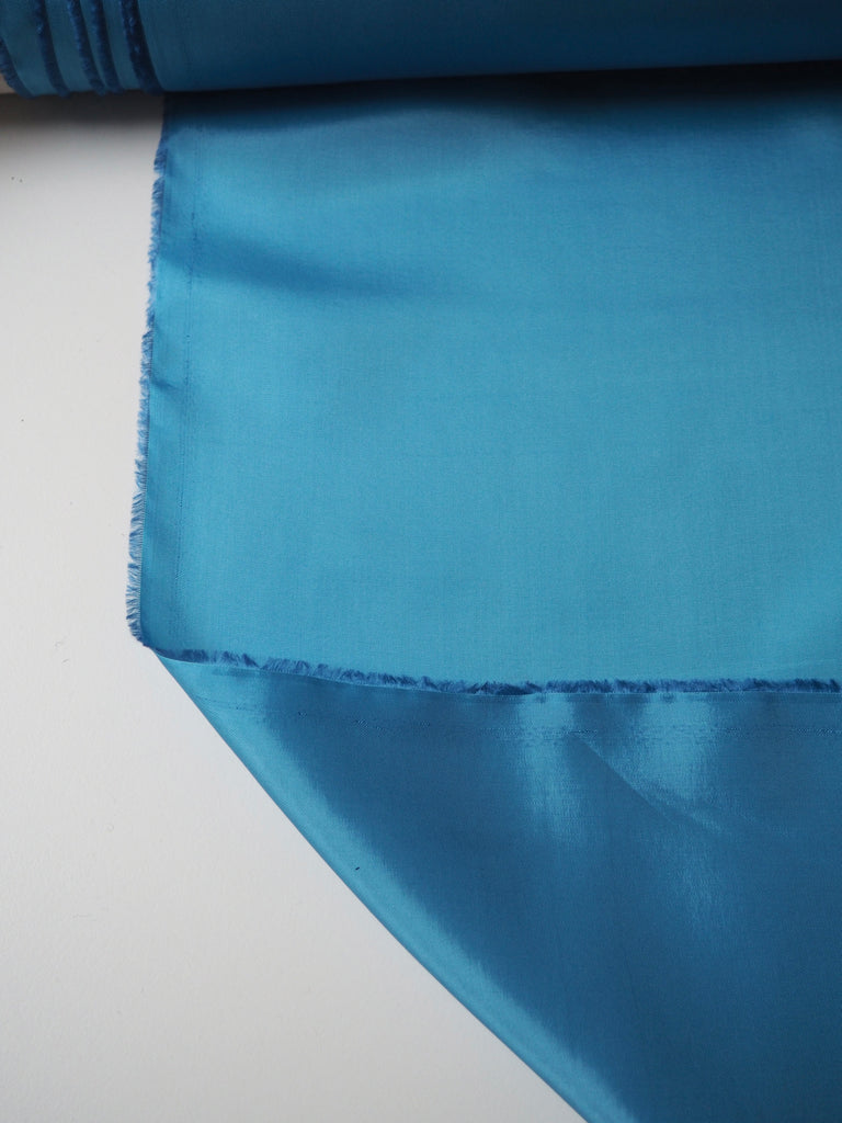 Aquamarine Viscose Satin Lining