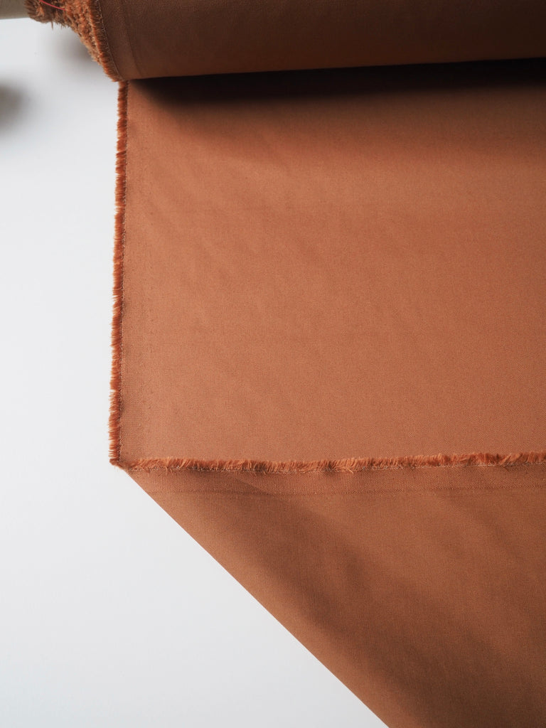 Ochre Stretch Cotton + Tencel Twill