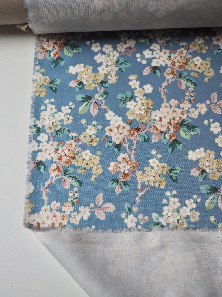 Liberty Blue Blossom Cotton Twill