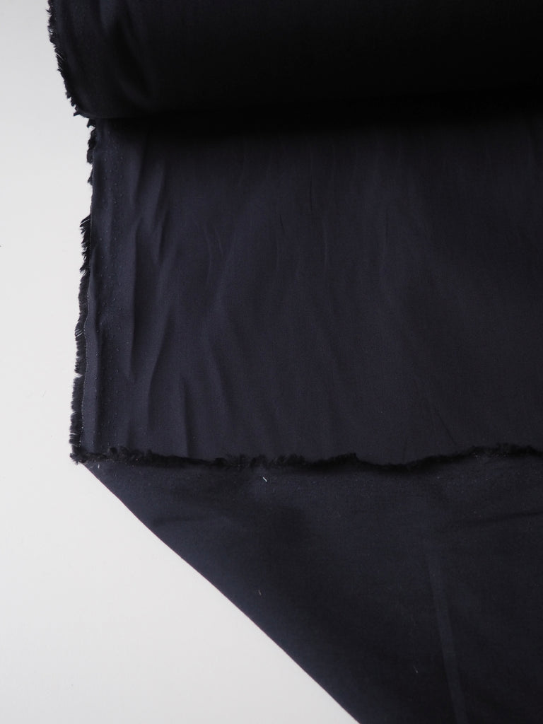 Navy Cotton Poplin