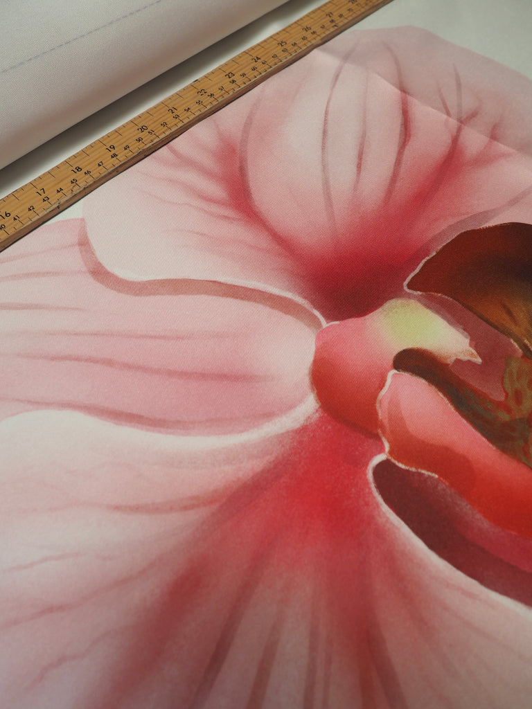 Floral Satin Twill Panels