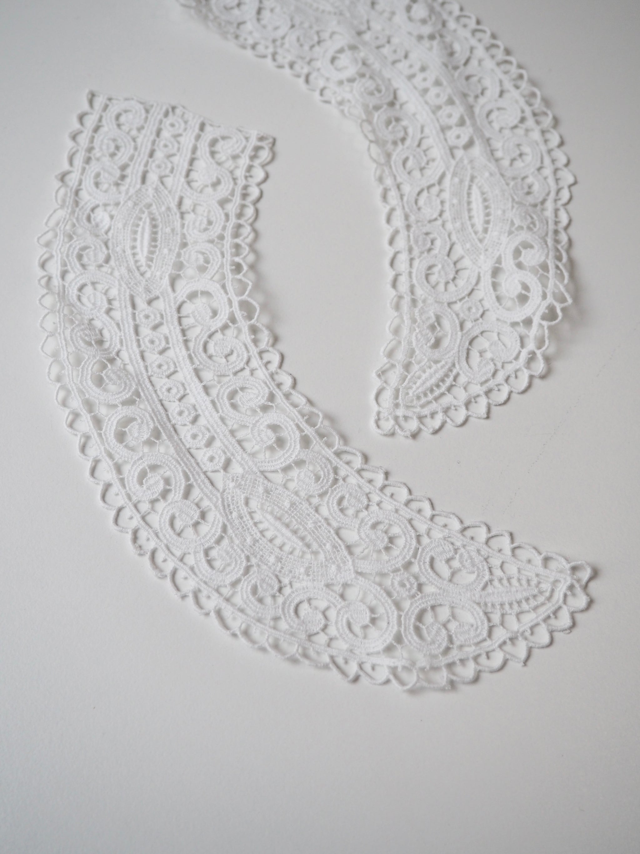 White Cotton Lace Collars The New Craft House White Cotton Lace Collars The New Craft House