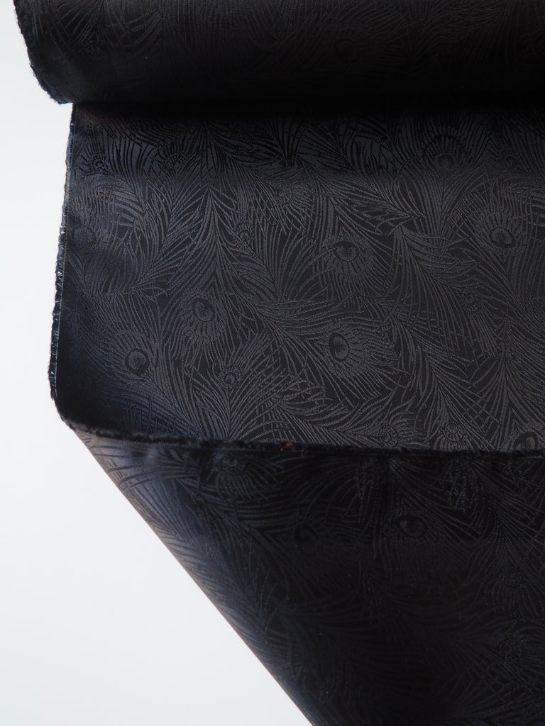 Liberty Black Hera Furnishing Jacquard