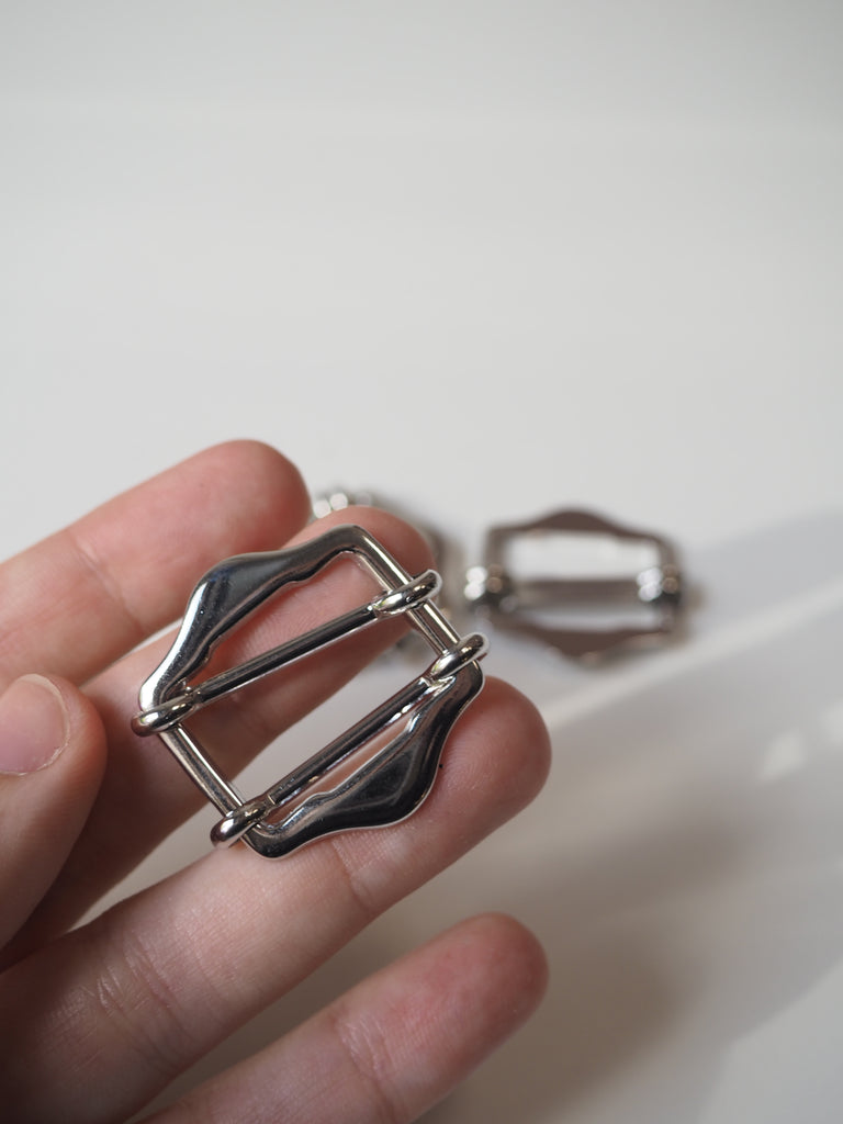 Silver Quad-Slide Adjustable Buckle 35mm