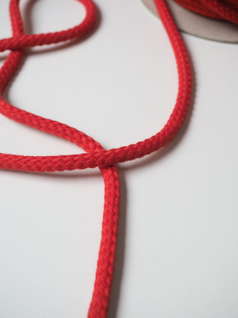 Red Braided Cord 8mm