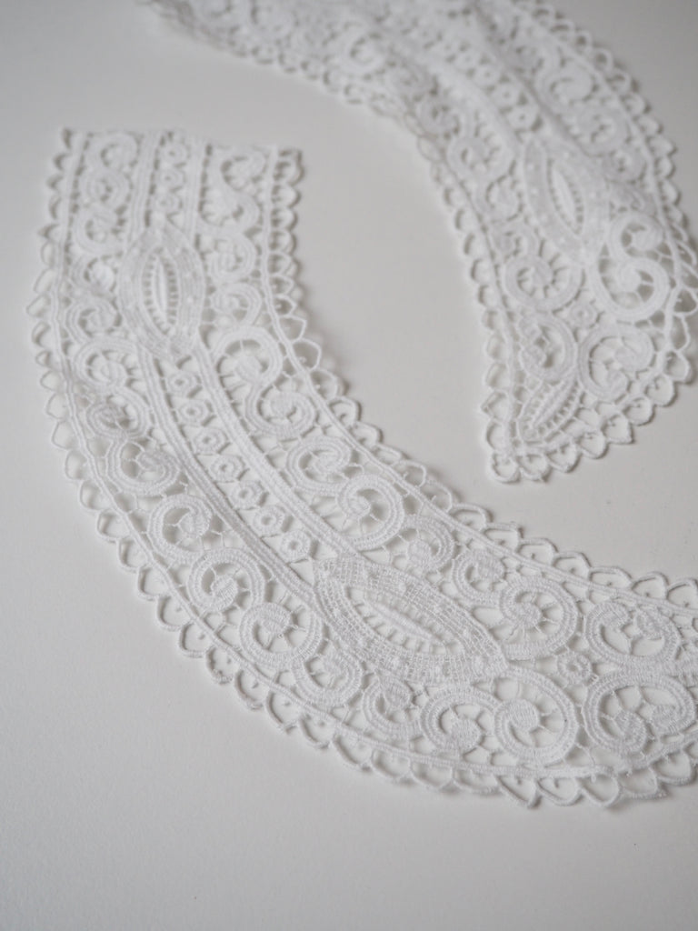 White Cotton Lace Collars