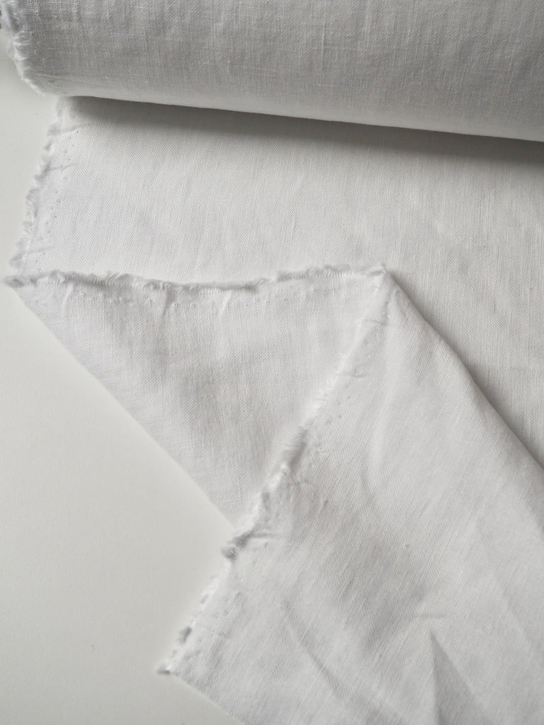 White Mediumweight Linen