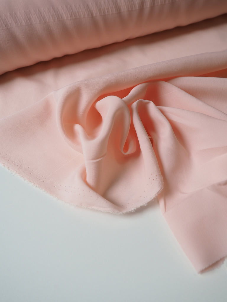 Carnation Silk/Acetate Crepe de Chine