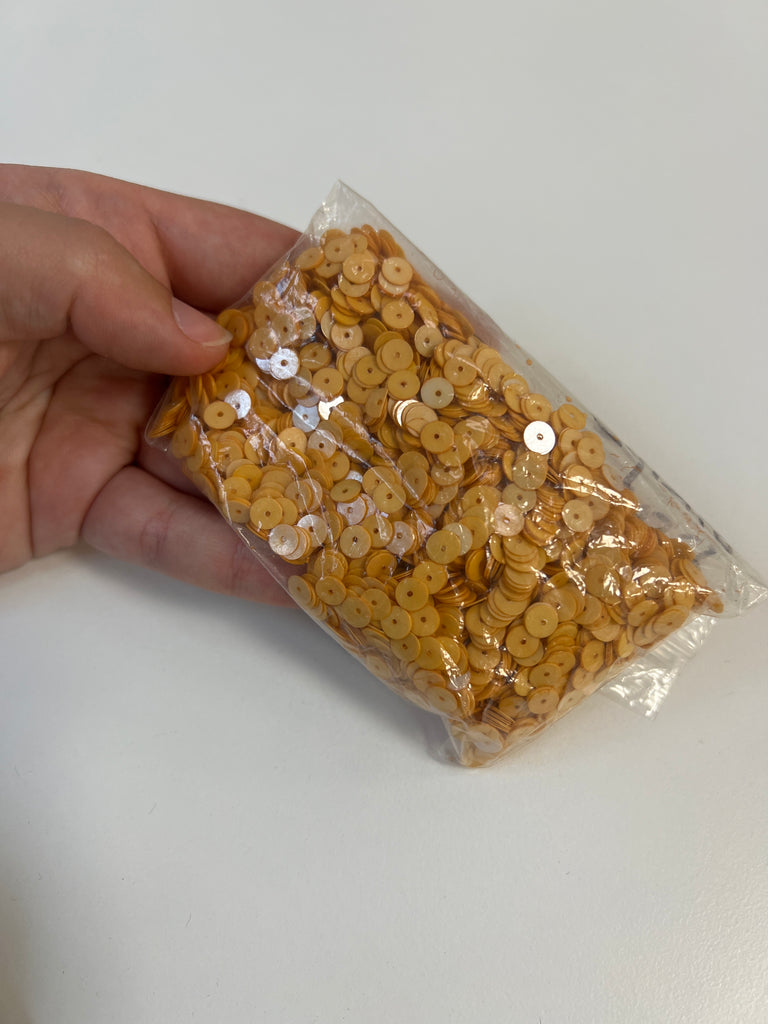 Orange Sequins 50g