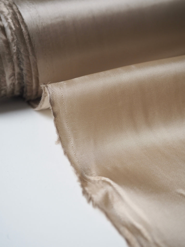 Soft Gold Viscose Twill Lining