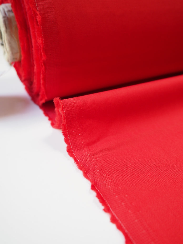 Red Cotton Twill