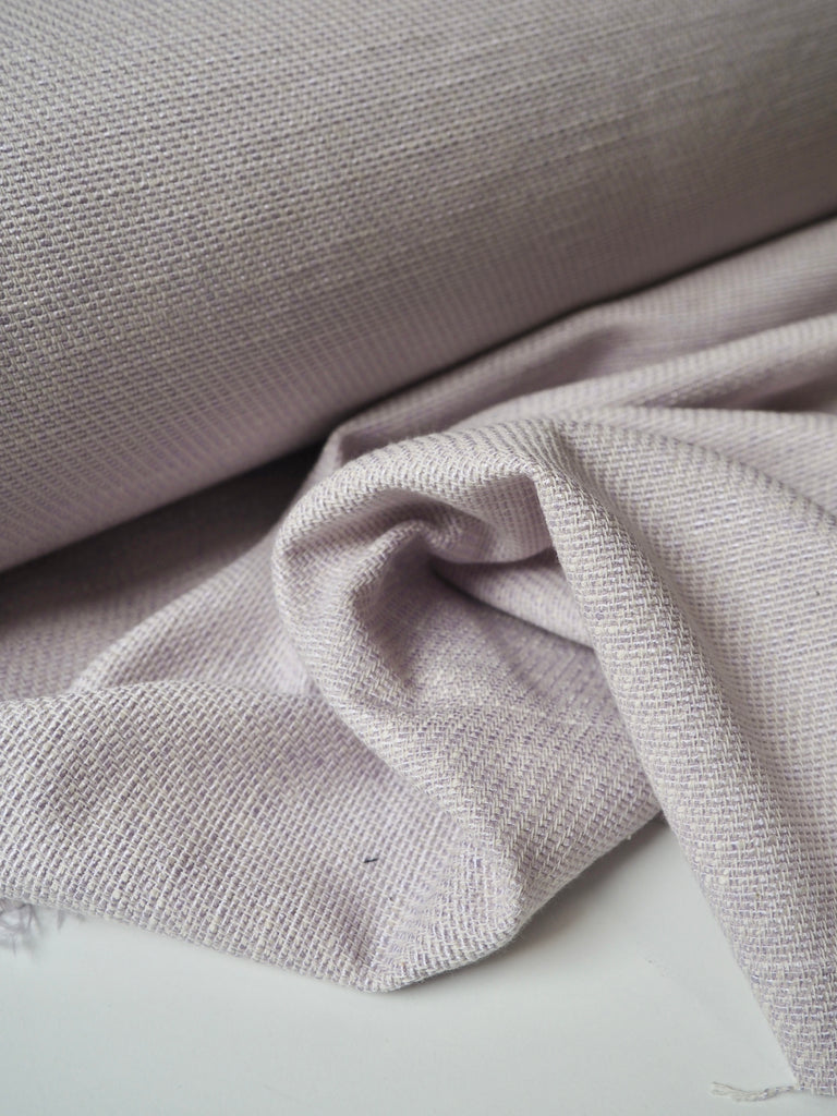 Lilac Cotton/Viscose Tweed