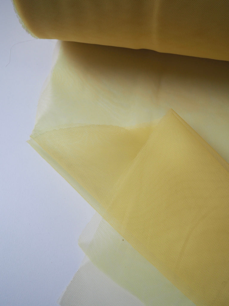 Yellow Semi-Rigid Extra Wide Tulle