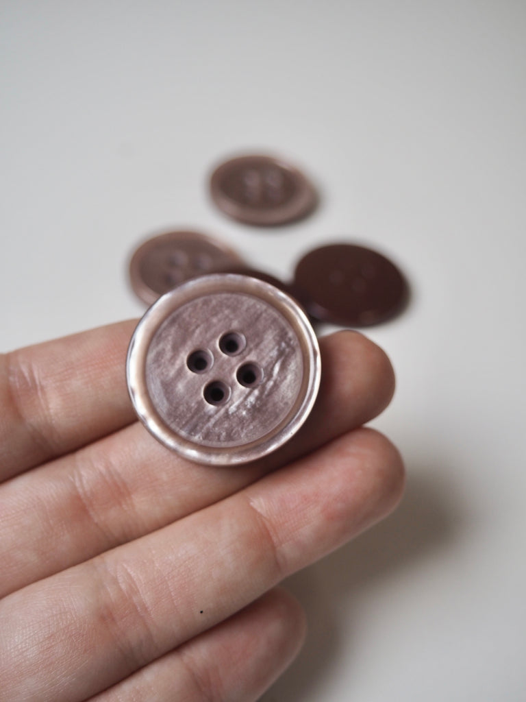 Rose Faux Shell Buttons 30mm/48L