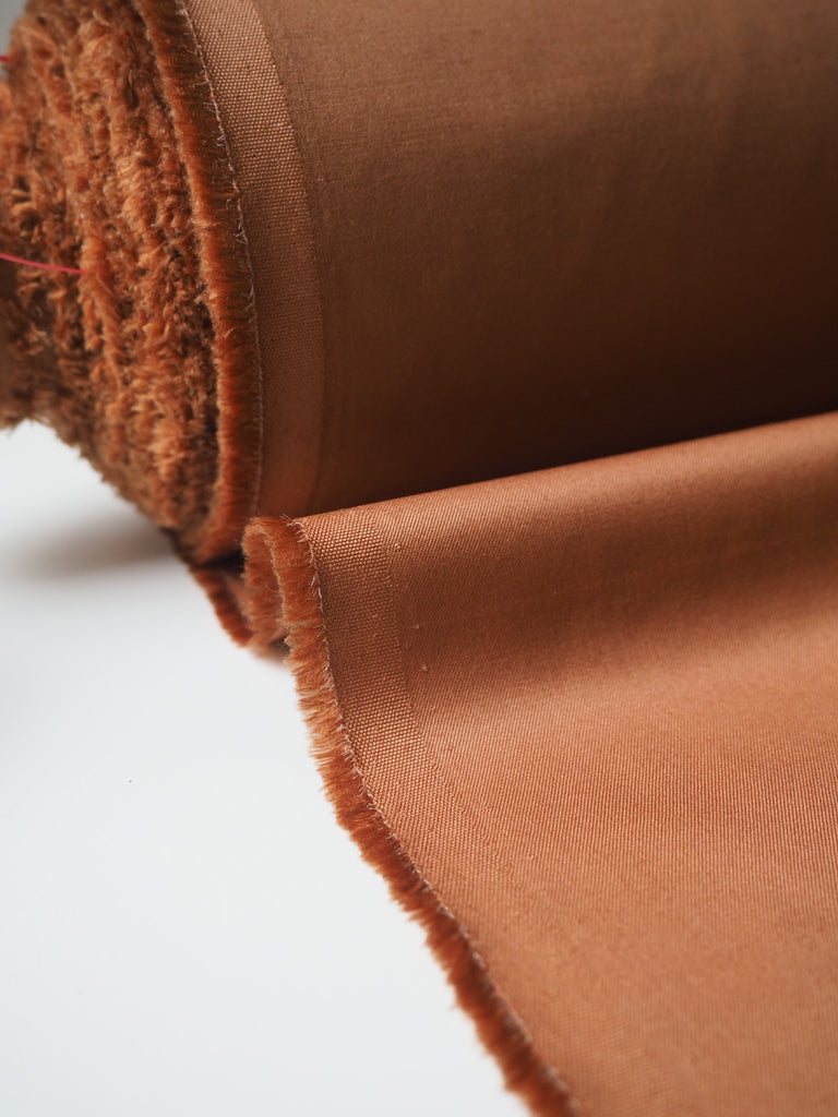 Ochre Stretch Cotton + Tencel Twill