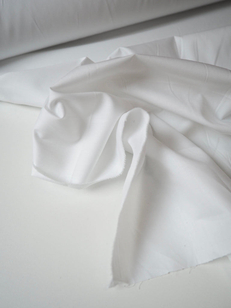 White Sateen Cotton