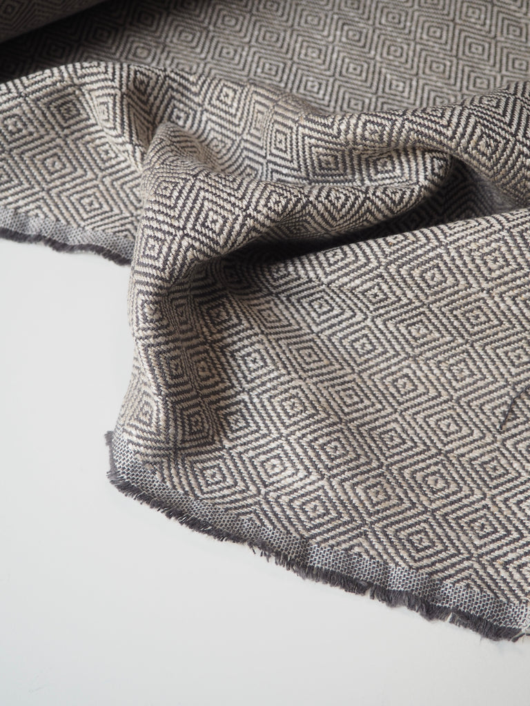 Grey Diamond Jacquard