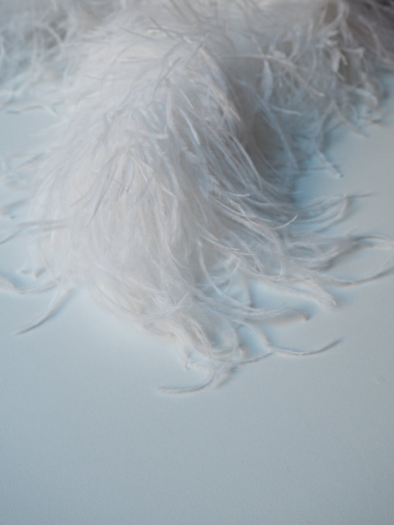 1/2 lb 11-13 Off White Ostrich Feathers