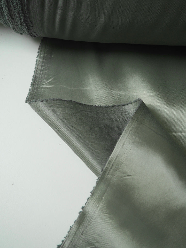 Light Sage Stretch Acetate Satin Twill Lining