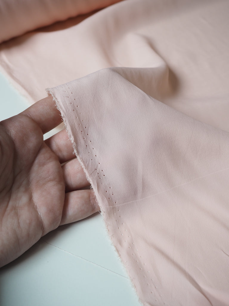 Carnation Silk/Acetate Crepe de Chine