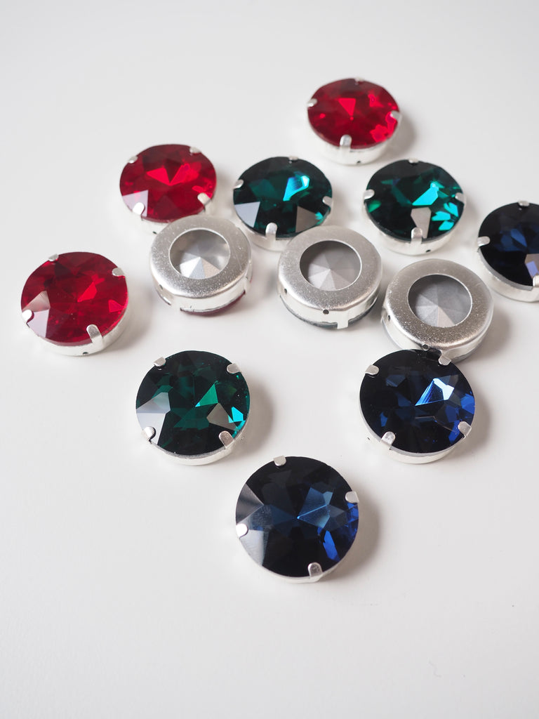 Multi-Colour Rhinestones 27mm