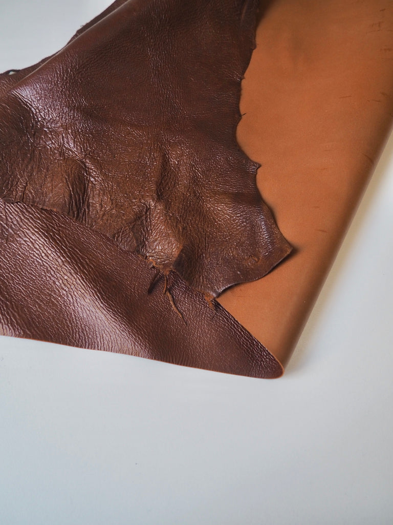 Dark Oak Distressed Calfskin