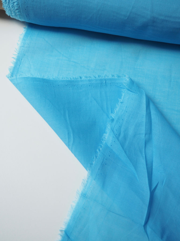 Ocean Blue Cotton Voile