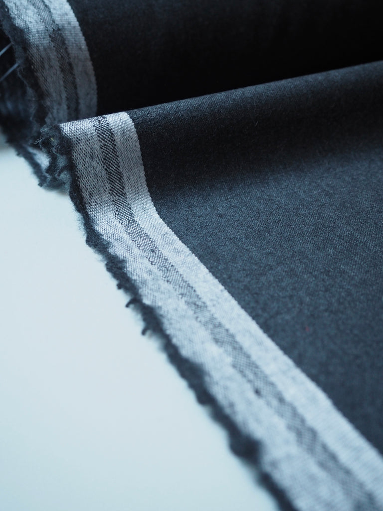Graphite Wool Flannel