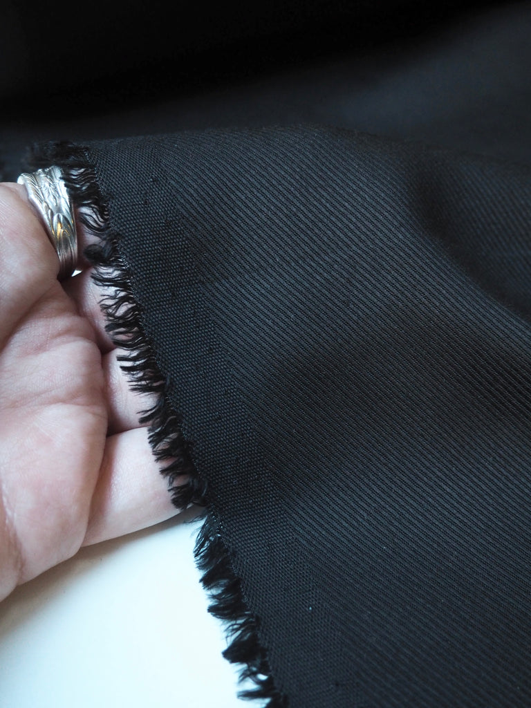 Black Tencel Twill