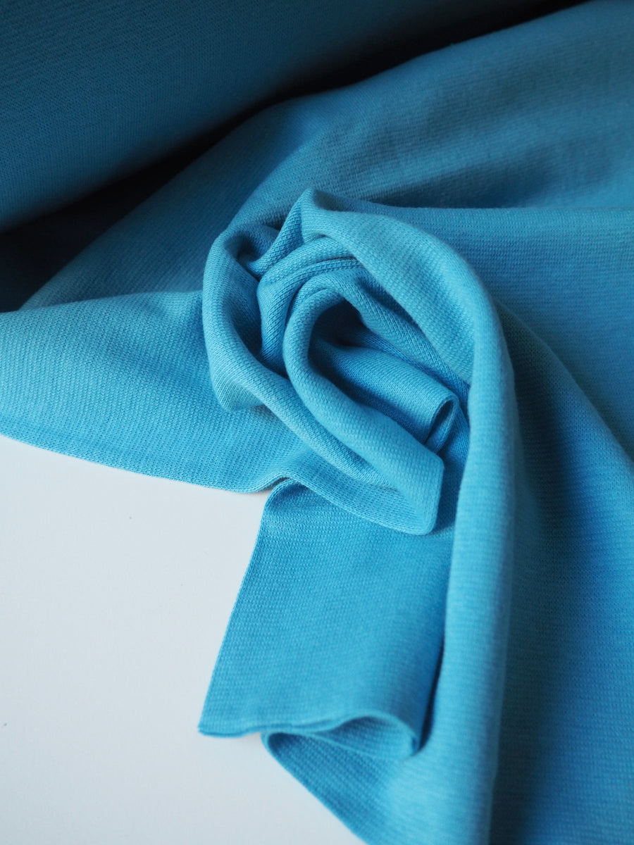 Blue Circular Organic Cotton Ribbing – The New Craft House