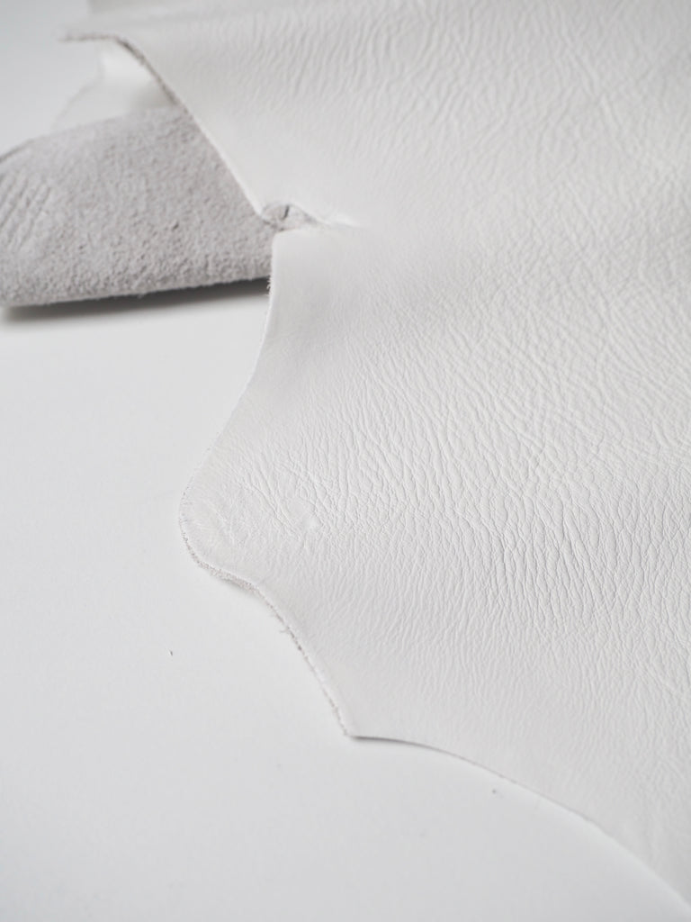 White Cow Hide Leather