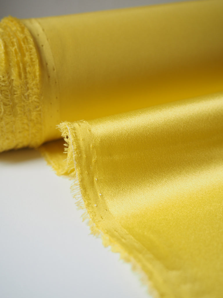 Lemon Silk Charmeuse