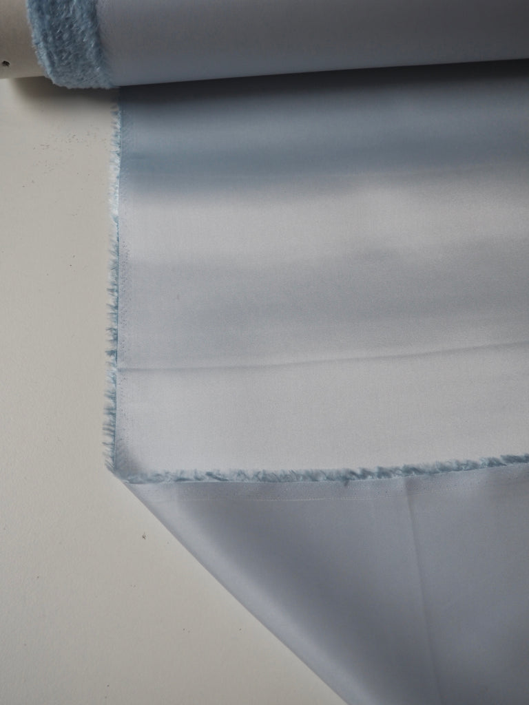 Pale Blue Acetate/Cupro Satin Lining