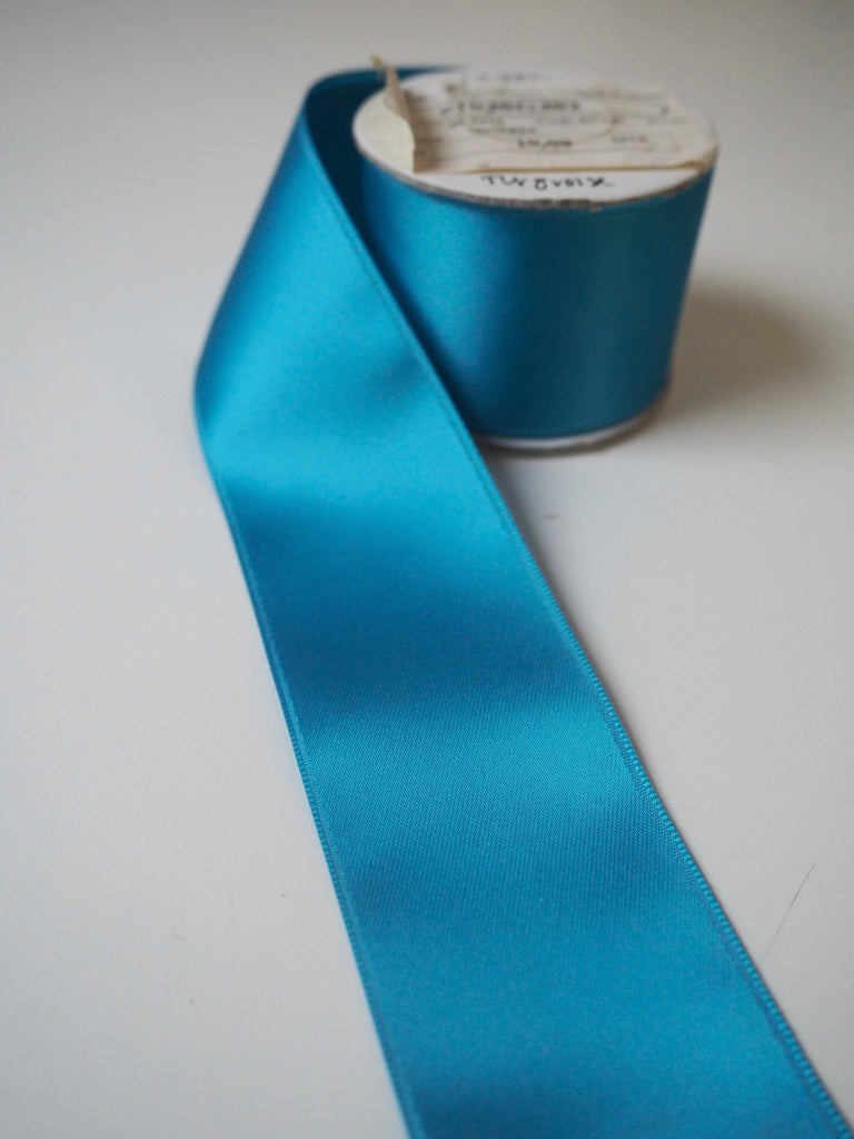 Craft Perfect Double Face Satin Ribbon 9mmX5m-Arctic Blue