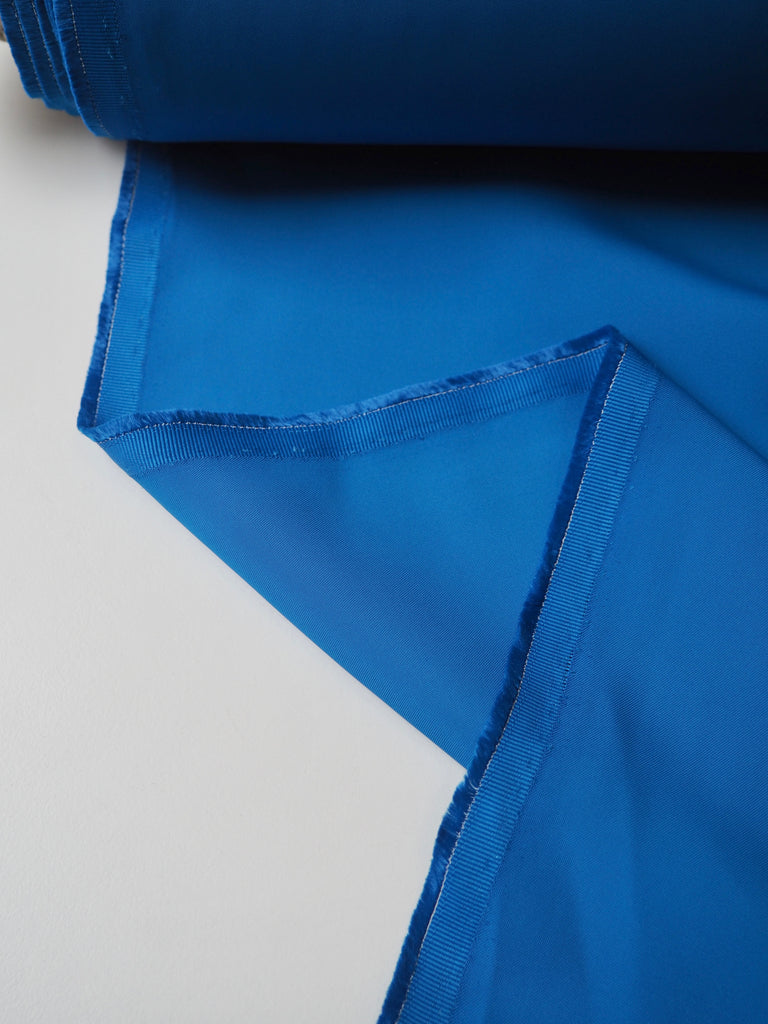 Electric Blue Viscose Sateen