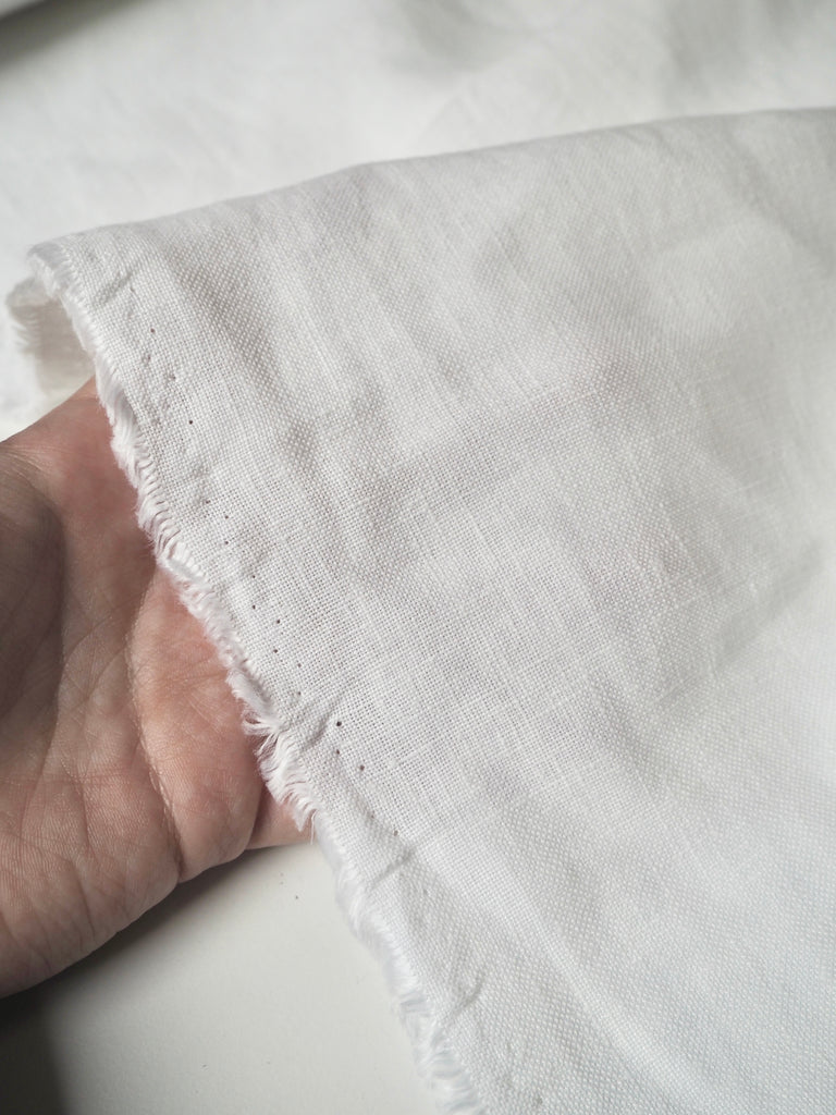 White Mediumweight Linen