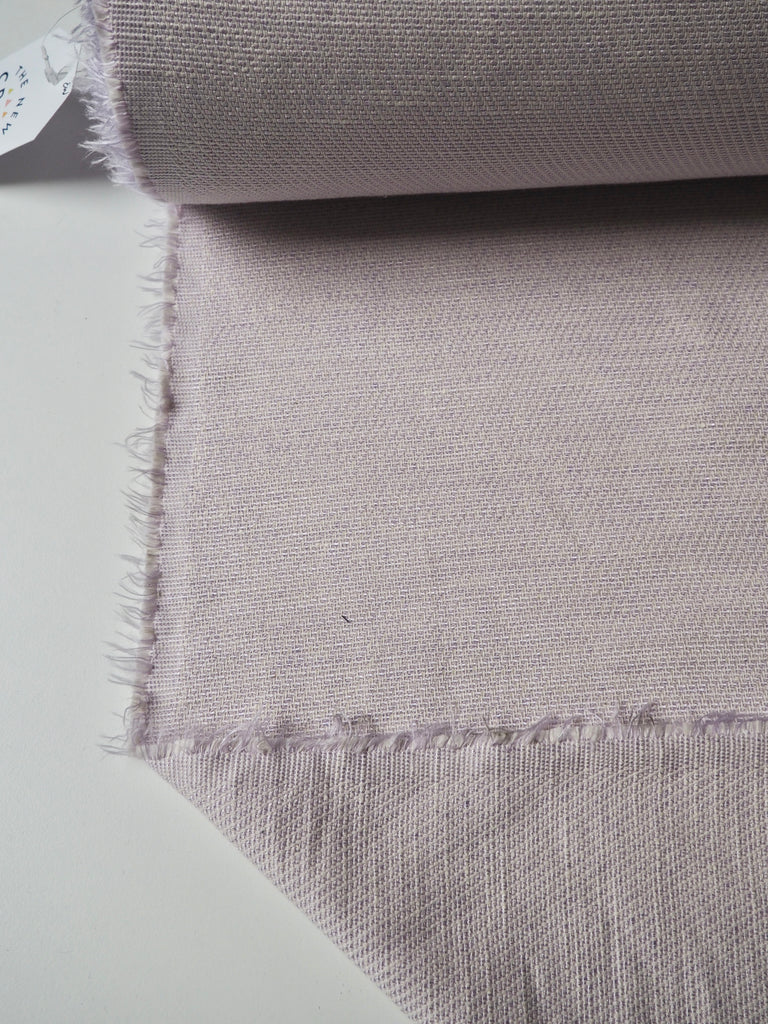 Lilac Cotton/Viscose Tweed
