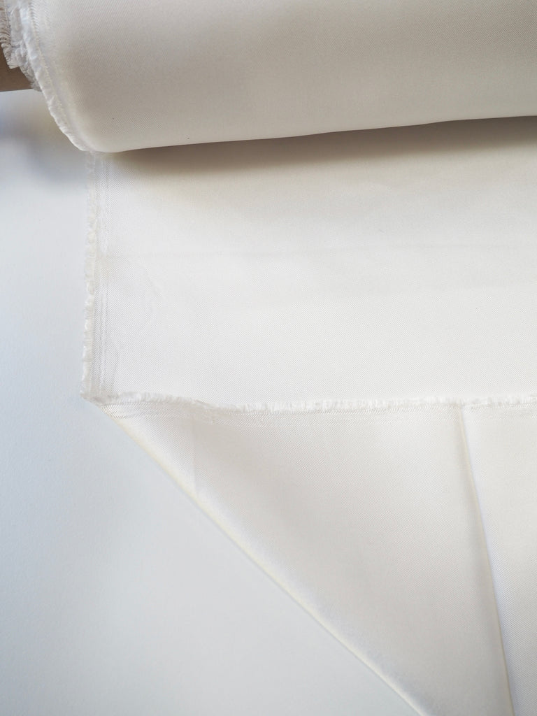 White Silk Twill