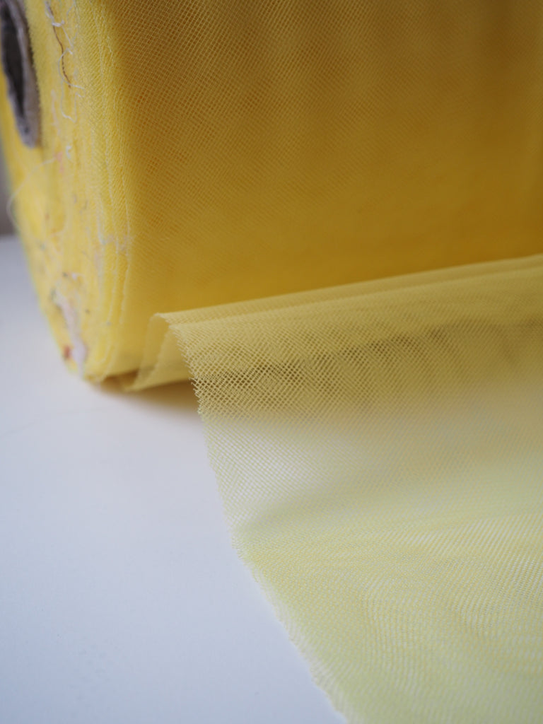 Yellow Semi-Rigid Extra Wide Tulle