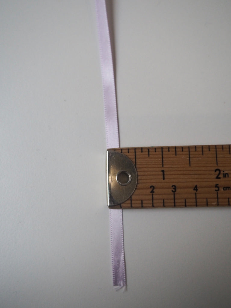 Shindo Lilac Double Faced Satin Ribbon 6mm