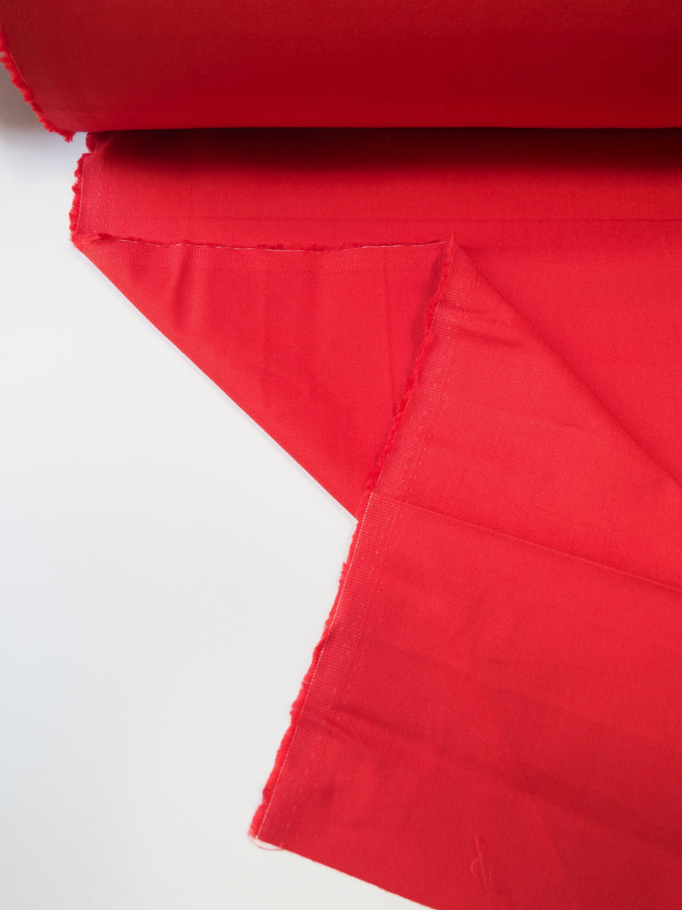 Red Cotton Twill