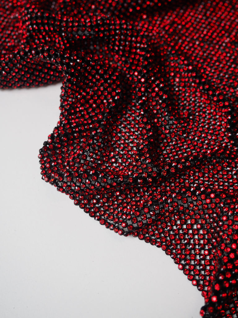 Bright Red Crystal Black Chainmail