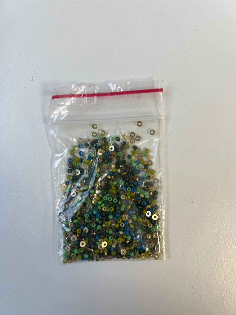 Green Bead Mix 7g