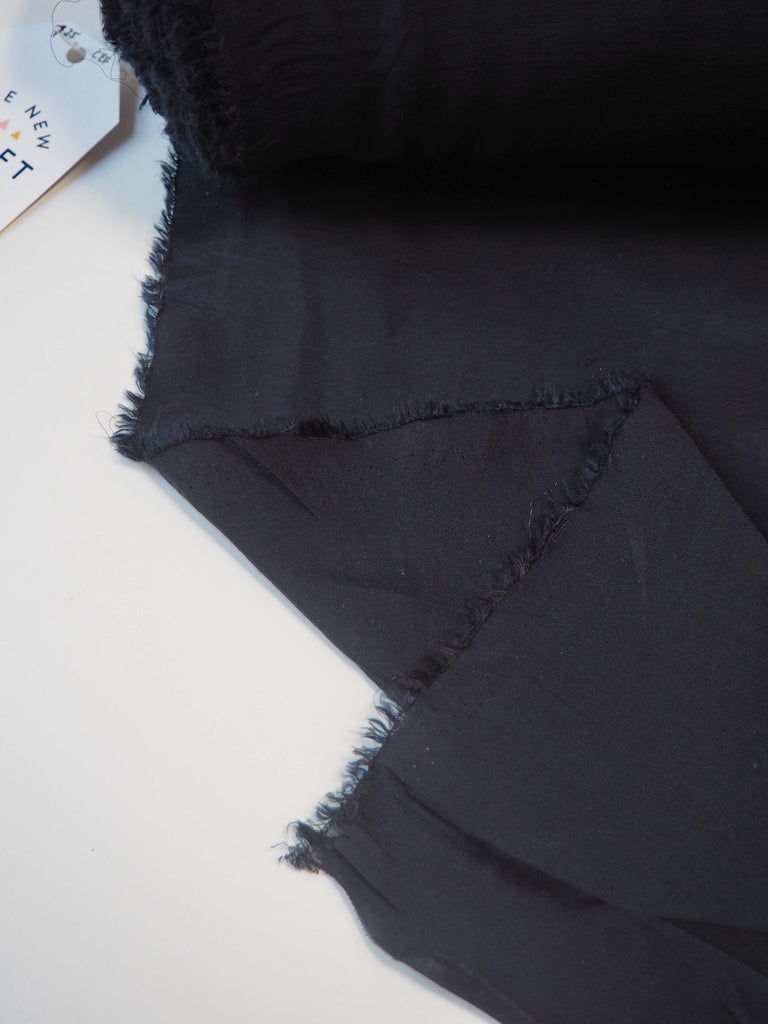 Navy Viscose/Polyester Lining